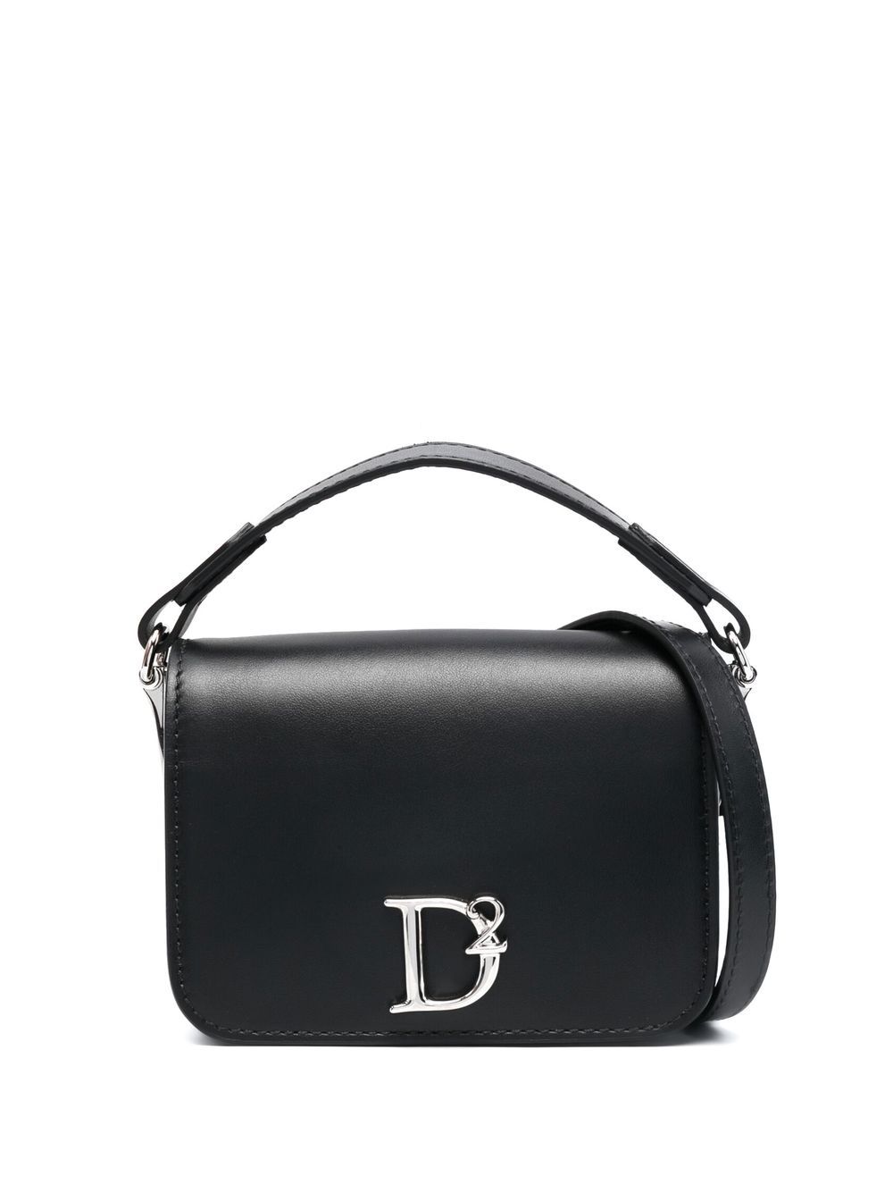 Dsquared2 Mini-Tasche mit Logo-Schild - Schwarz von Dsquared2