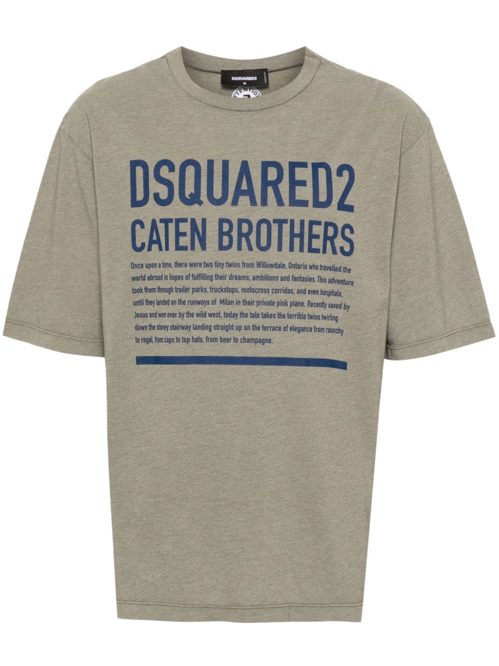 Dsquared2 T-Shirt mit Logo-Print - Grün von Dsquared2