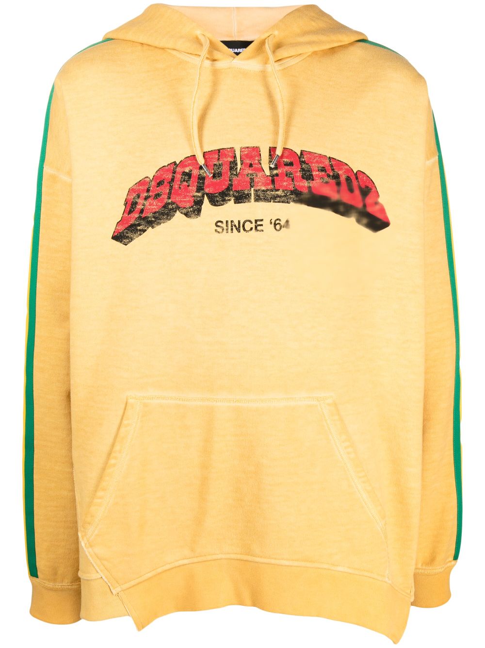 Dsquared2 Hoodie mit Logo-Print - Gelb von Dsquared2