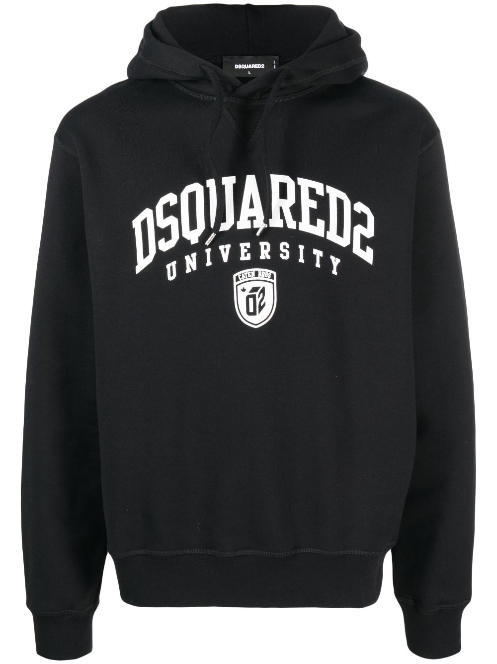 Dsquared2 Hoodie mit Logo-Print - Schwarz von Dsquared2