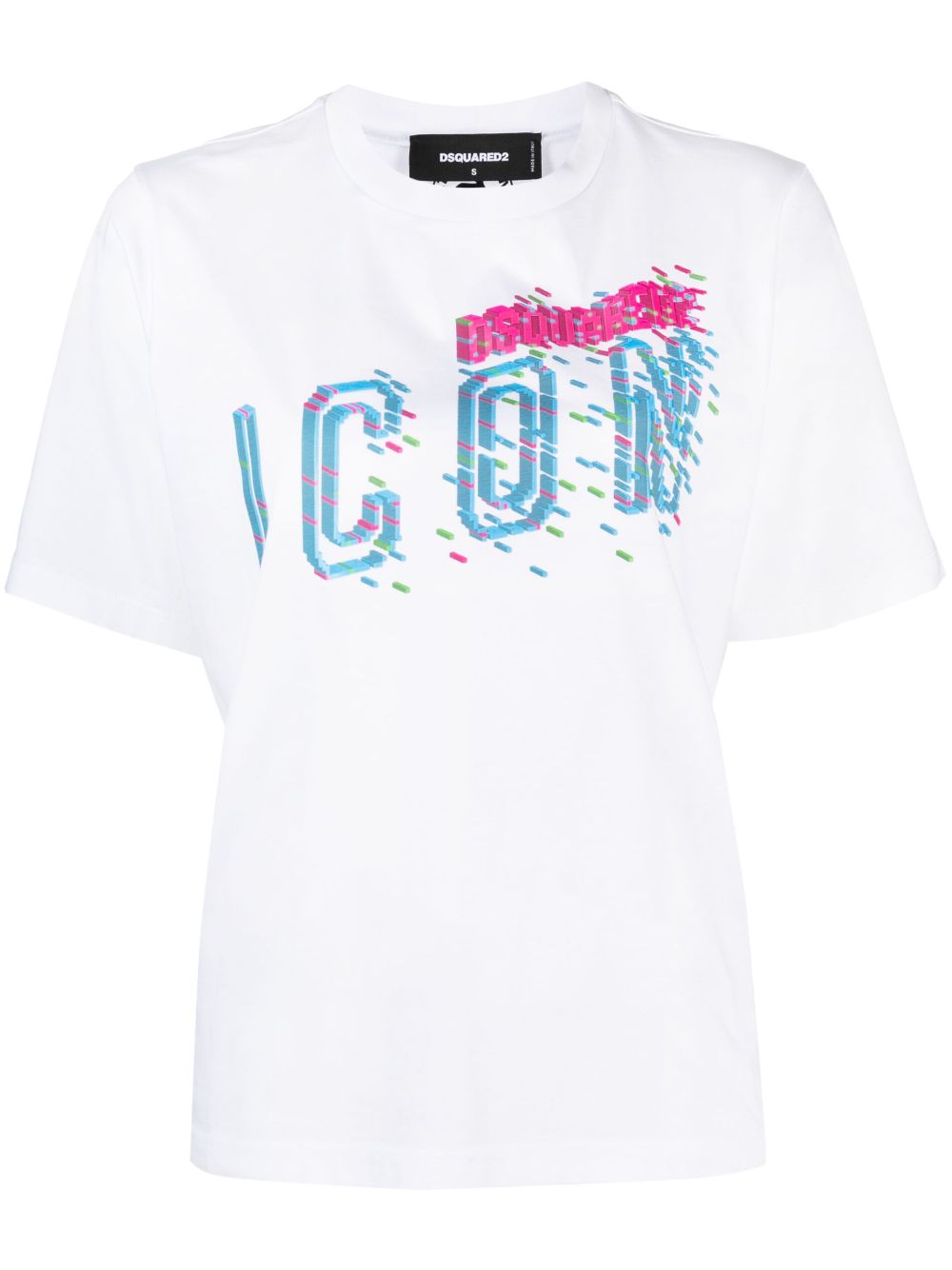 Dsquared2 T-Shirt mit Logo-Print - Weiß von Dsquared2