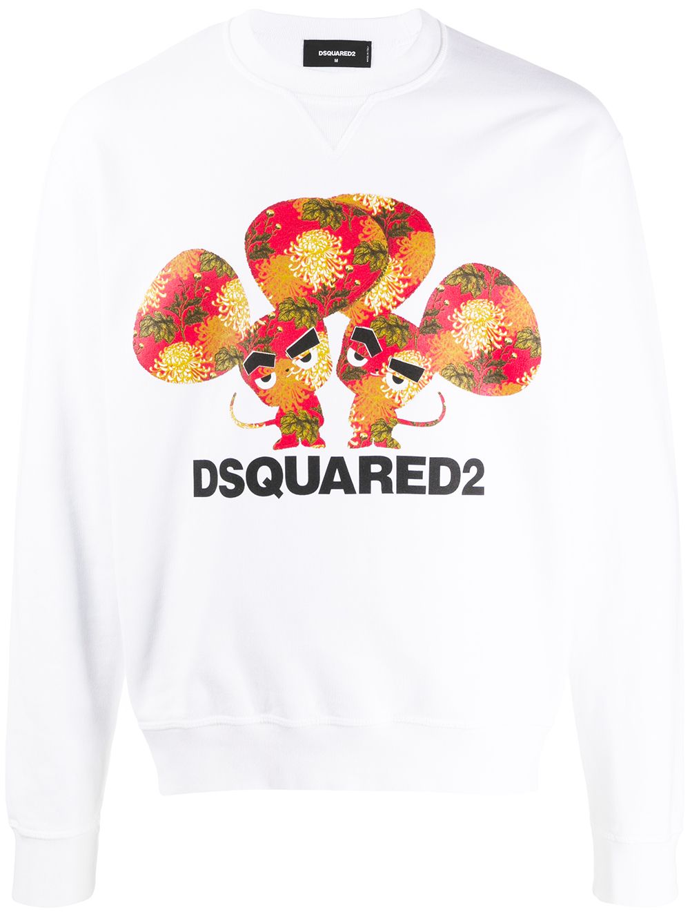 Dsquared2 Sweatshirt mit Logo-Print - Weiß von Dsquared2