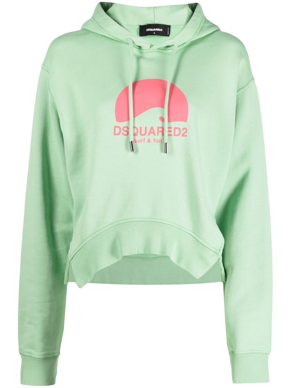 Dsquared2 Hoodie mit Logo-Print - Grün von Dsquared2