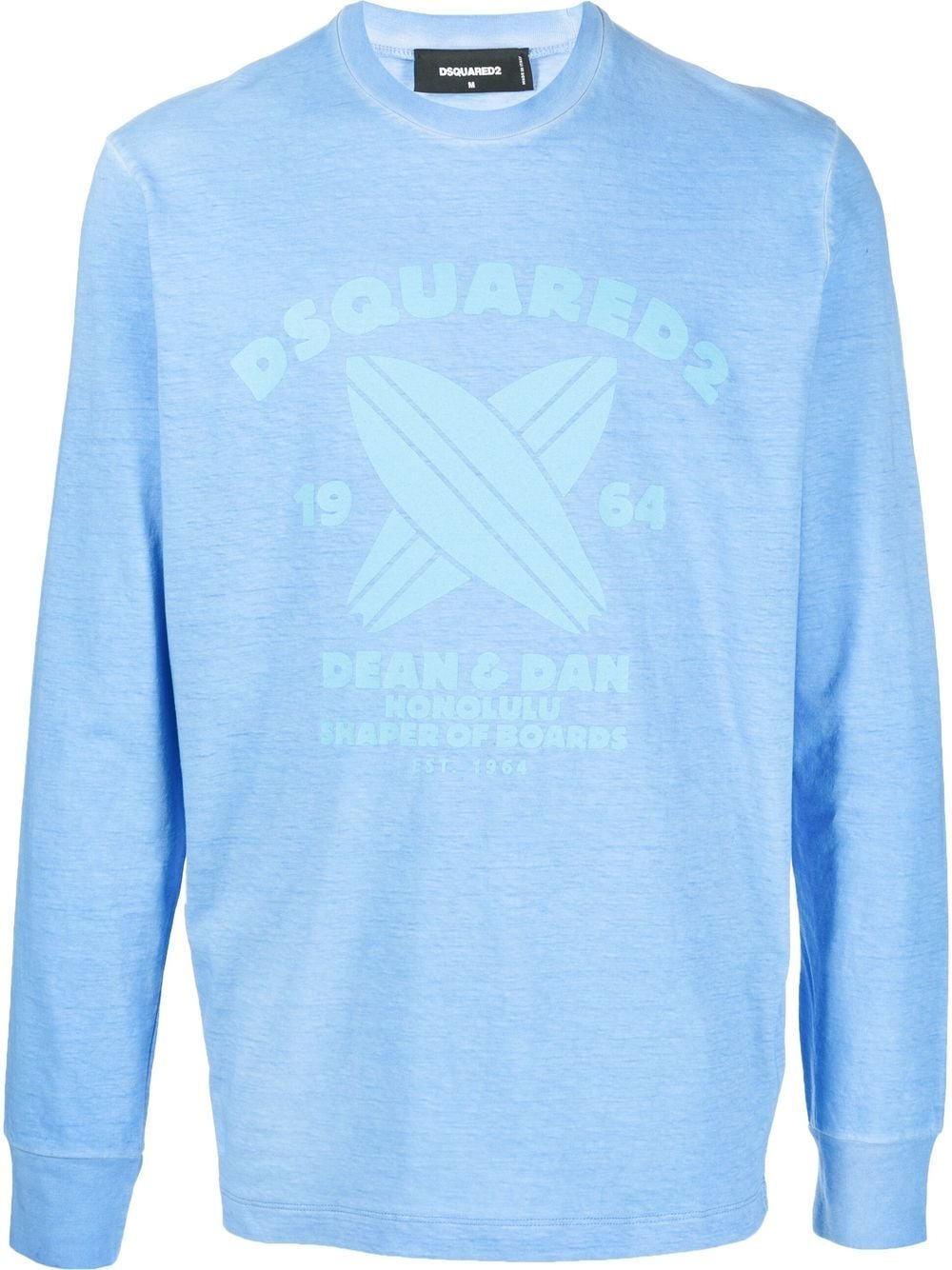 Dsquared2 Sweatshirt mit Logo-Print - Blau von Dsquared2