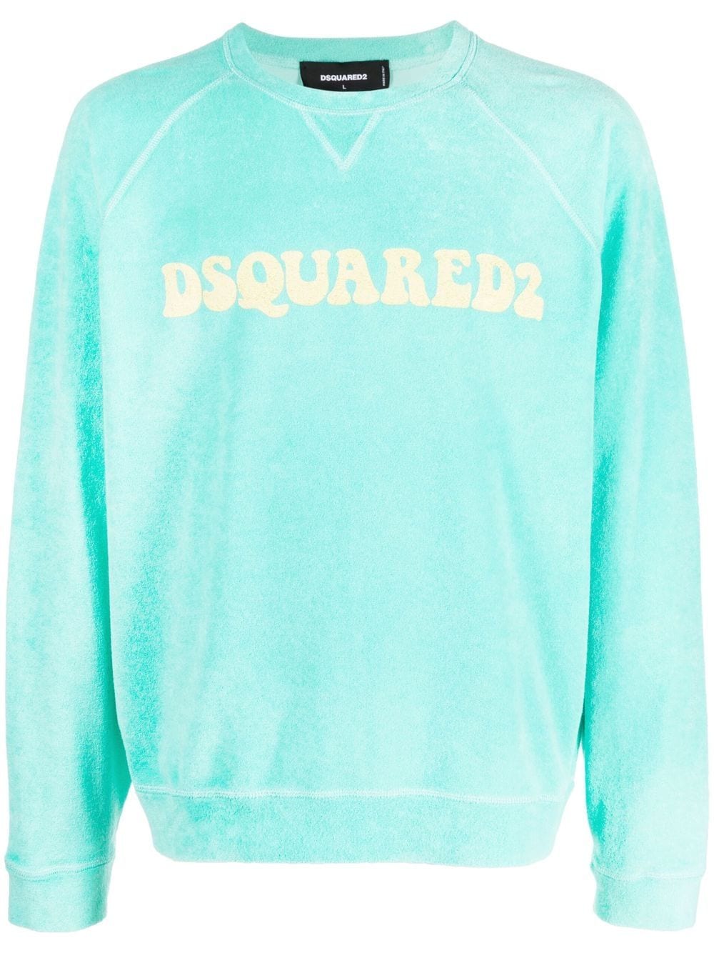 Dsquared2 Sweatshirt mit Logo-Print - Grün von Dsquared2