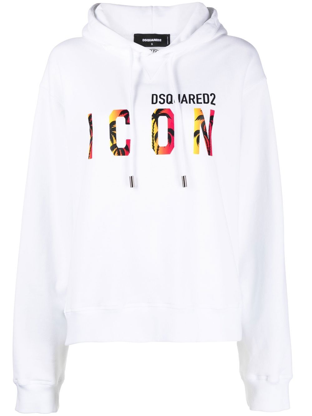 Dsquared2 Hoodie mit Logo-Print - Weiß von Dsquared2