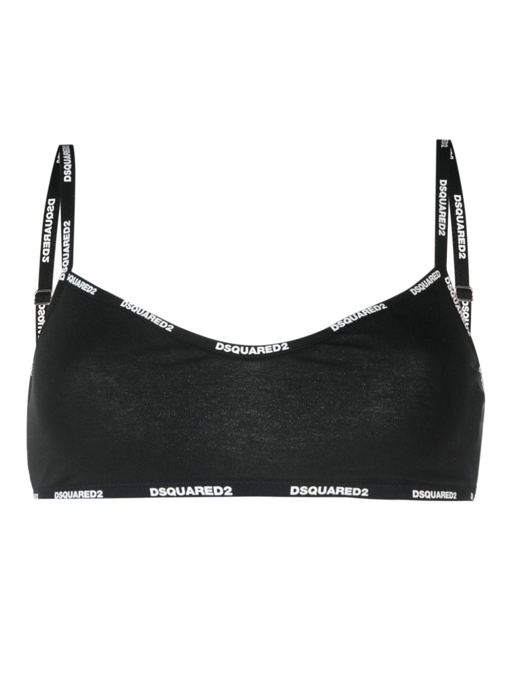 Dsquared2 BH mit Logo-Print - Schwarz von Dsquared2