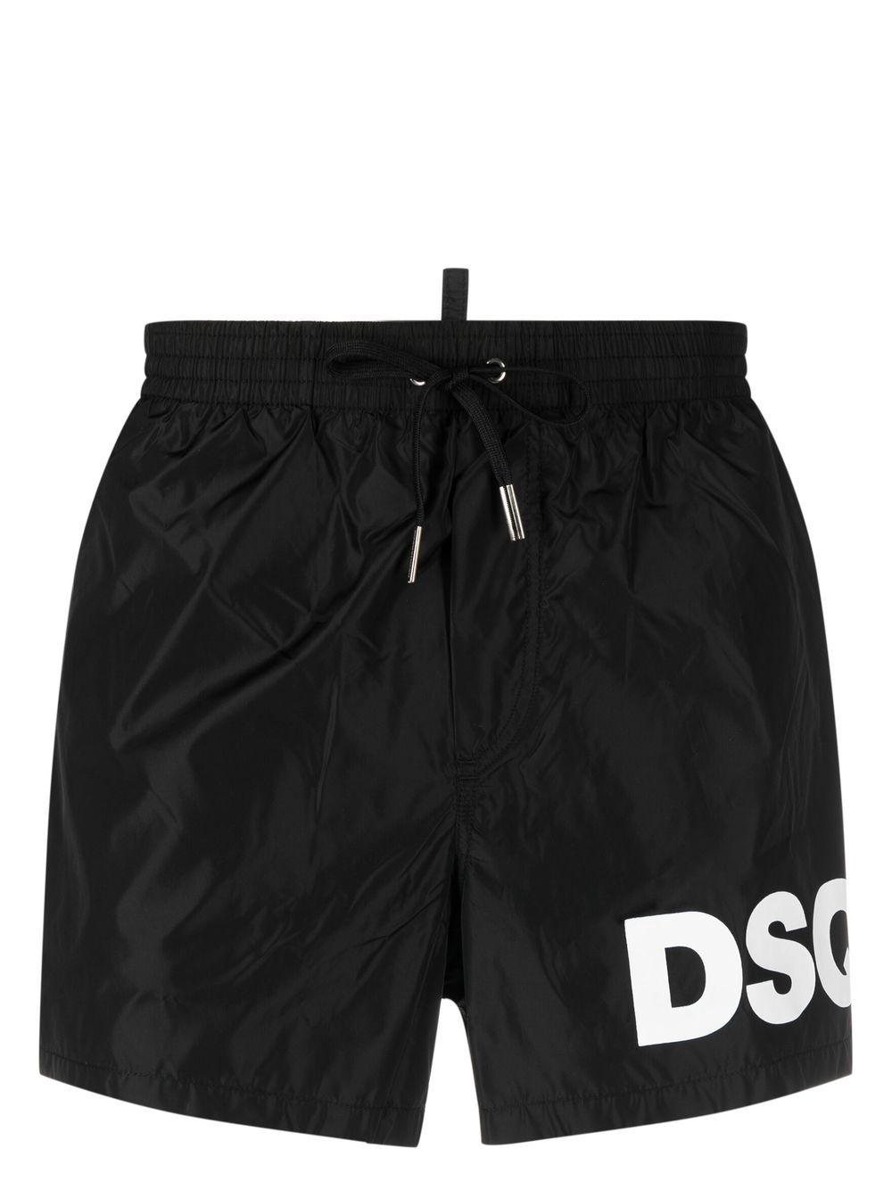 Dsquared2 Badeshorts mit Logo-Print - Schwarz von Dsquared2