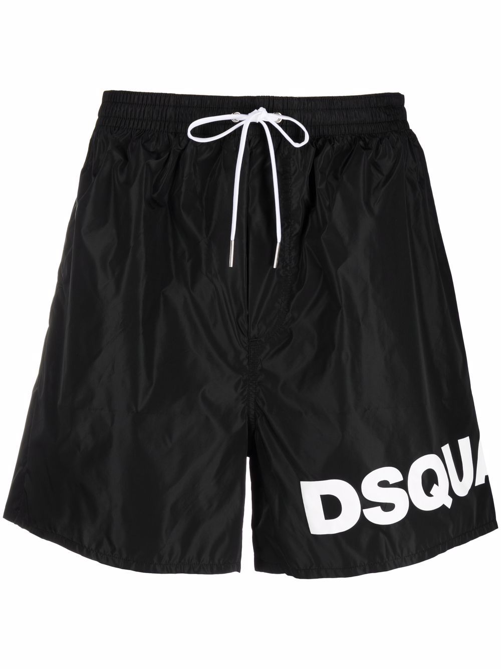 Dsquared2 Badeshorts mit Logo-Print - Schwarz von Dsquared2