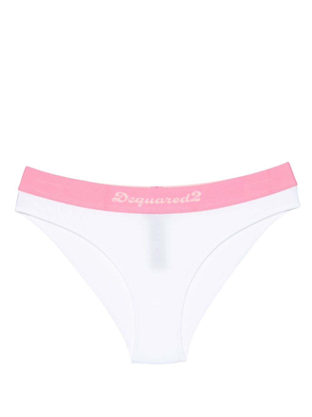 Dsquared2 Slip mit Logo-Bund - Weiß von Dsquared2