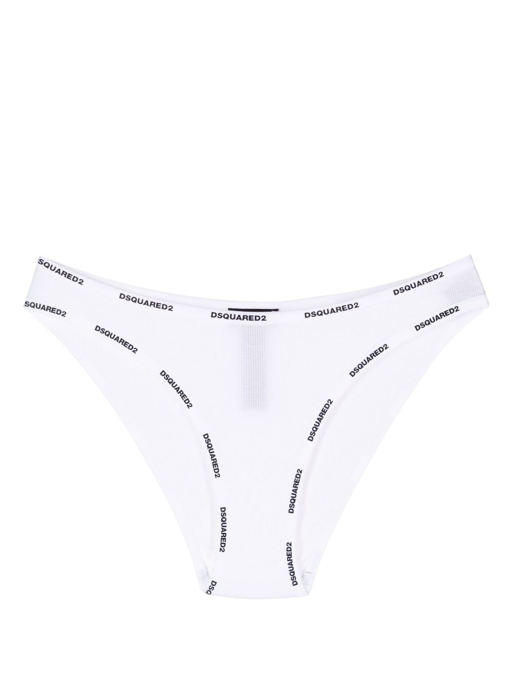 Dsquared2 Slip aus Spitze mit Logo-Bund - Weiß von Dsquared2