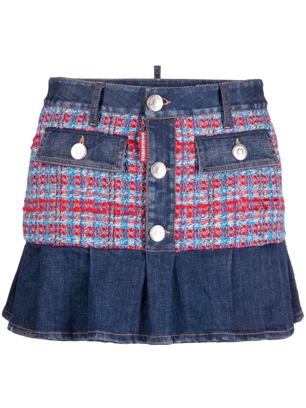 Dsquared2 Klassischer Minirock - Blau von Dsquared2