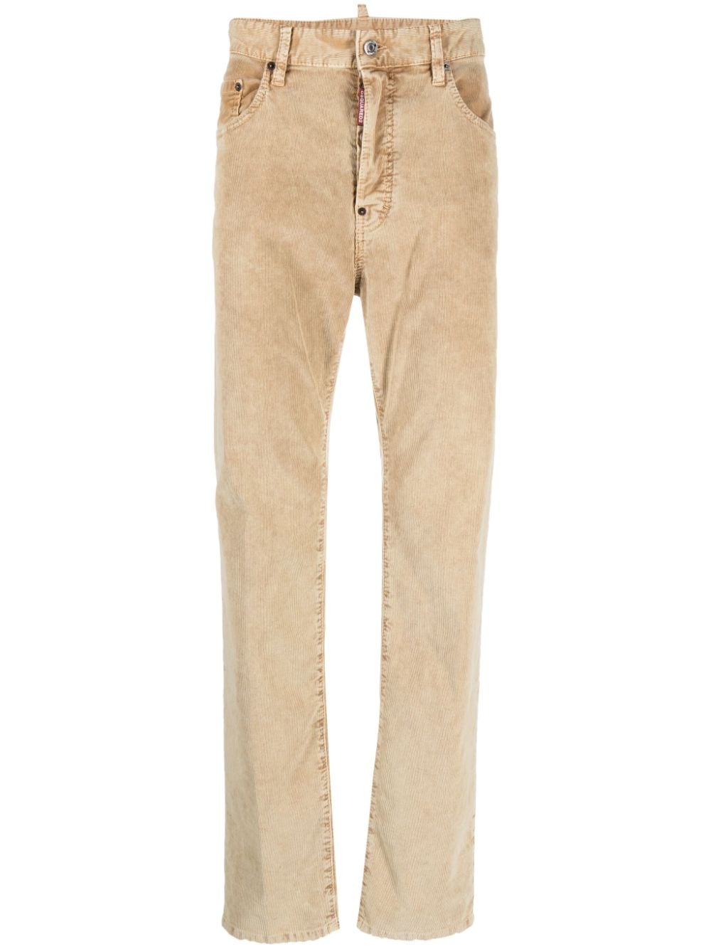 Dsquared2 Halbhohe Cordhose - Nude von Dsquared2