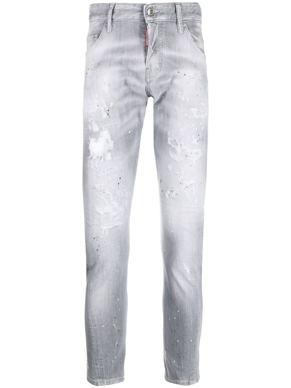 Dsquared2 Skinny-Jeans im Distressed-Look - Grau von Dsquared2