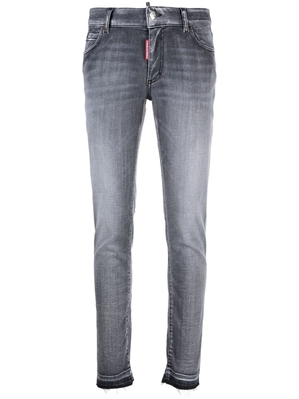 Dsquared2 Halbhohe Skinny-Jeans - Grau von Dsquared2