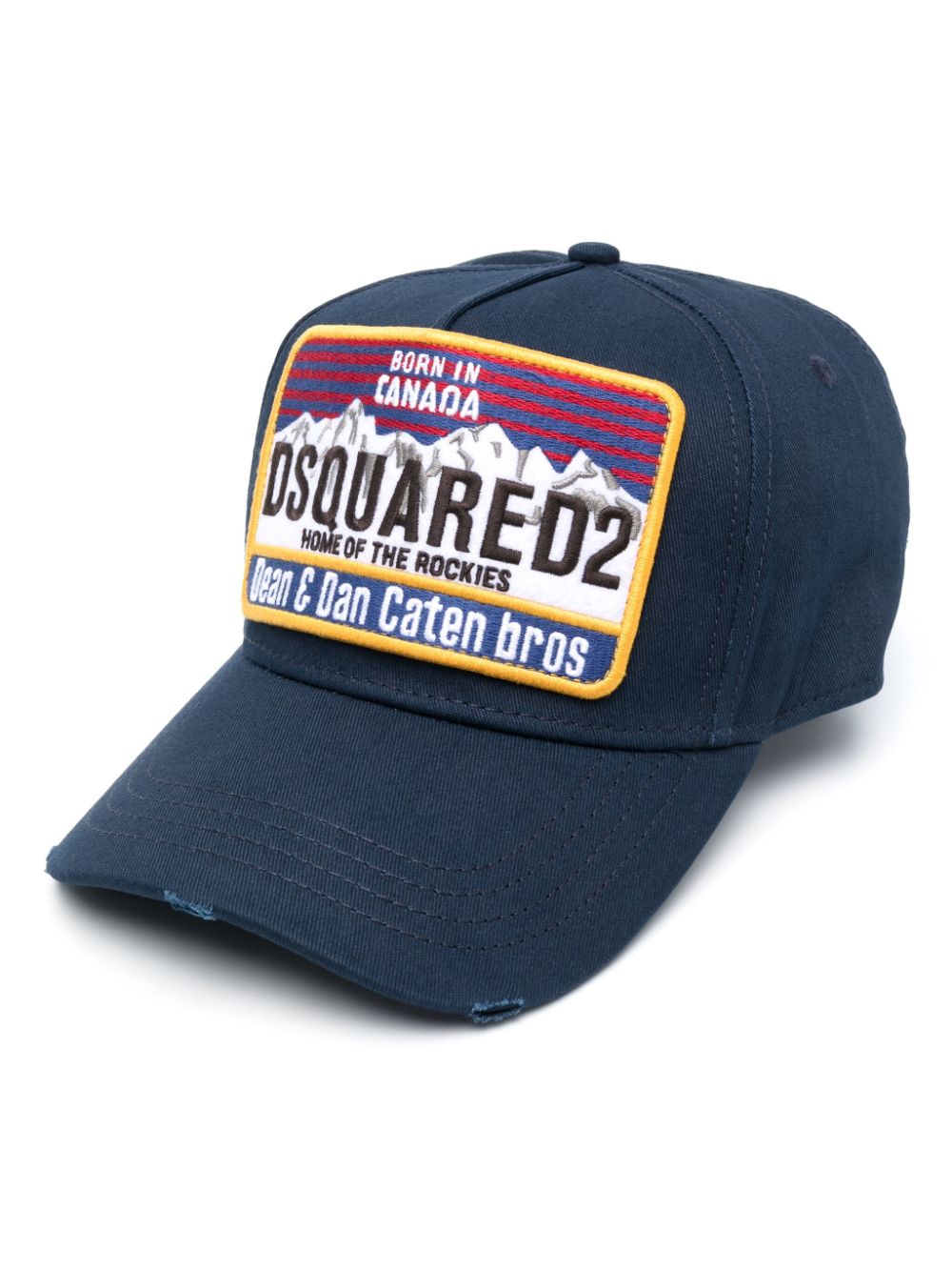 Dsquared2 Baseballkappe mit Patch-Detail - Blau von Dsquared2