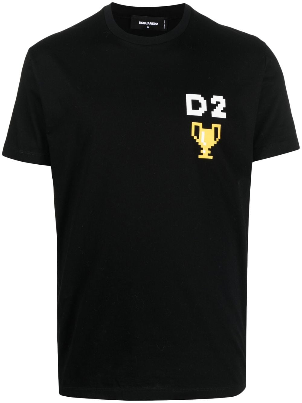 Dsquared2 T-Shirt mit Pixel-Print - Schwarz von Dsquared2