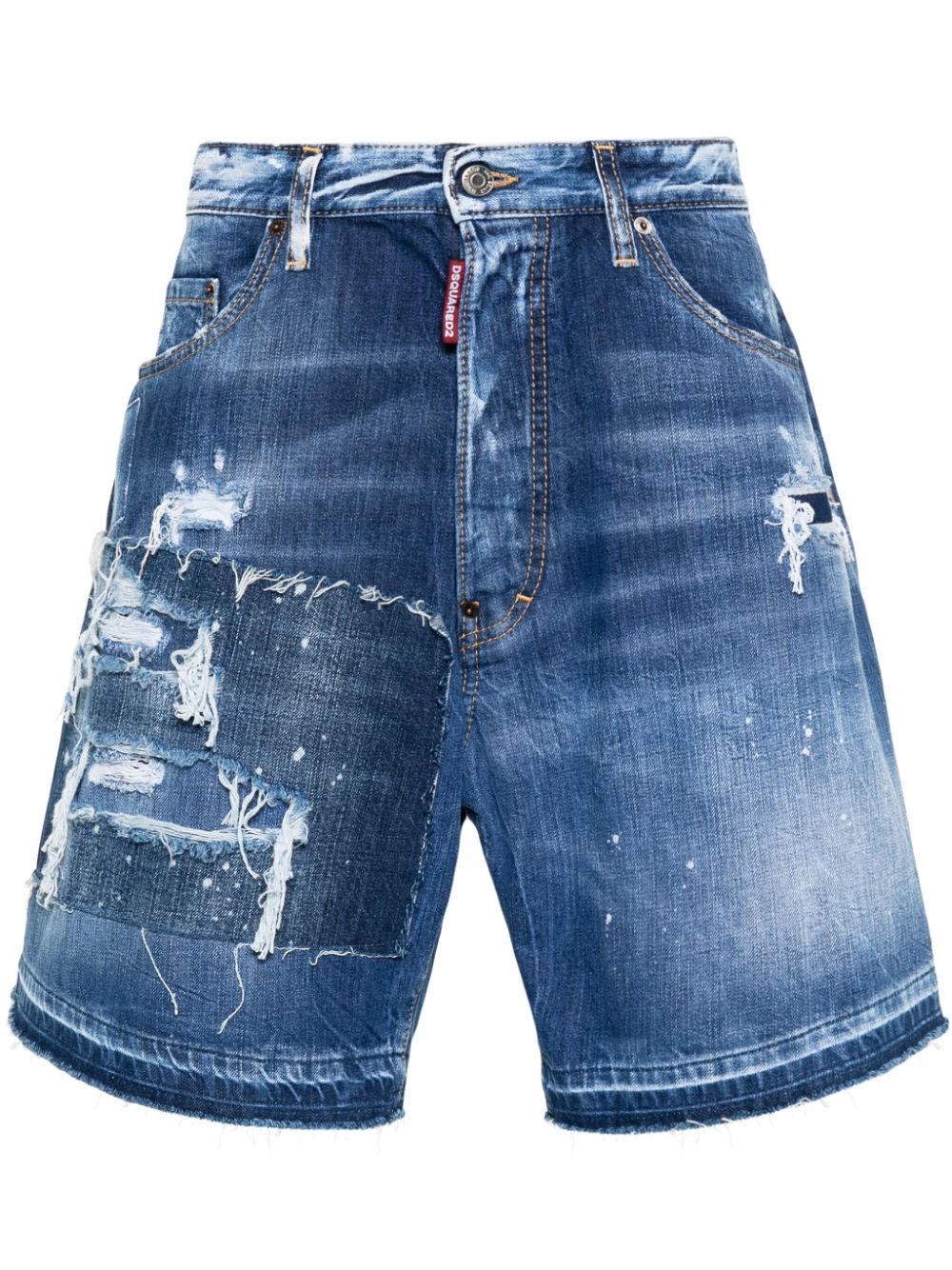 Dsquared2 Jeans-Shorts im Distressed-Look - Blau von Dsquared2