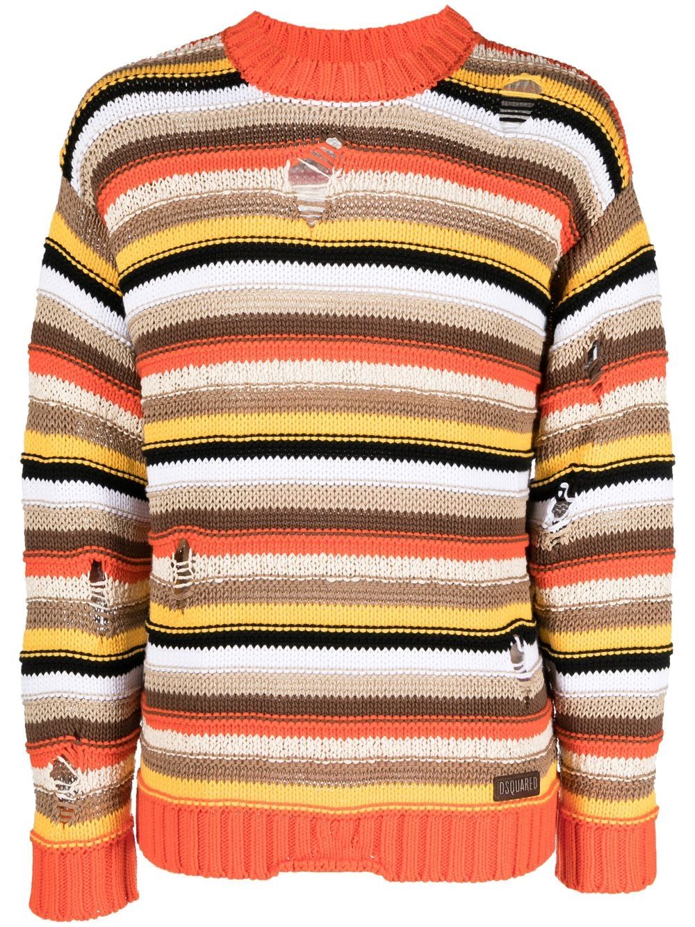 Dsquared2 Pullover im Distressed-Look - Weiß von Dsquared2