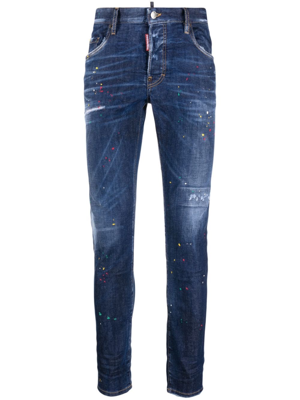 Dsquared2 Skinny-Jeans mit Distressed-Detail - Blau von Dsquared2