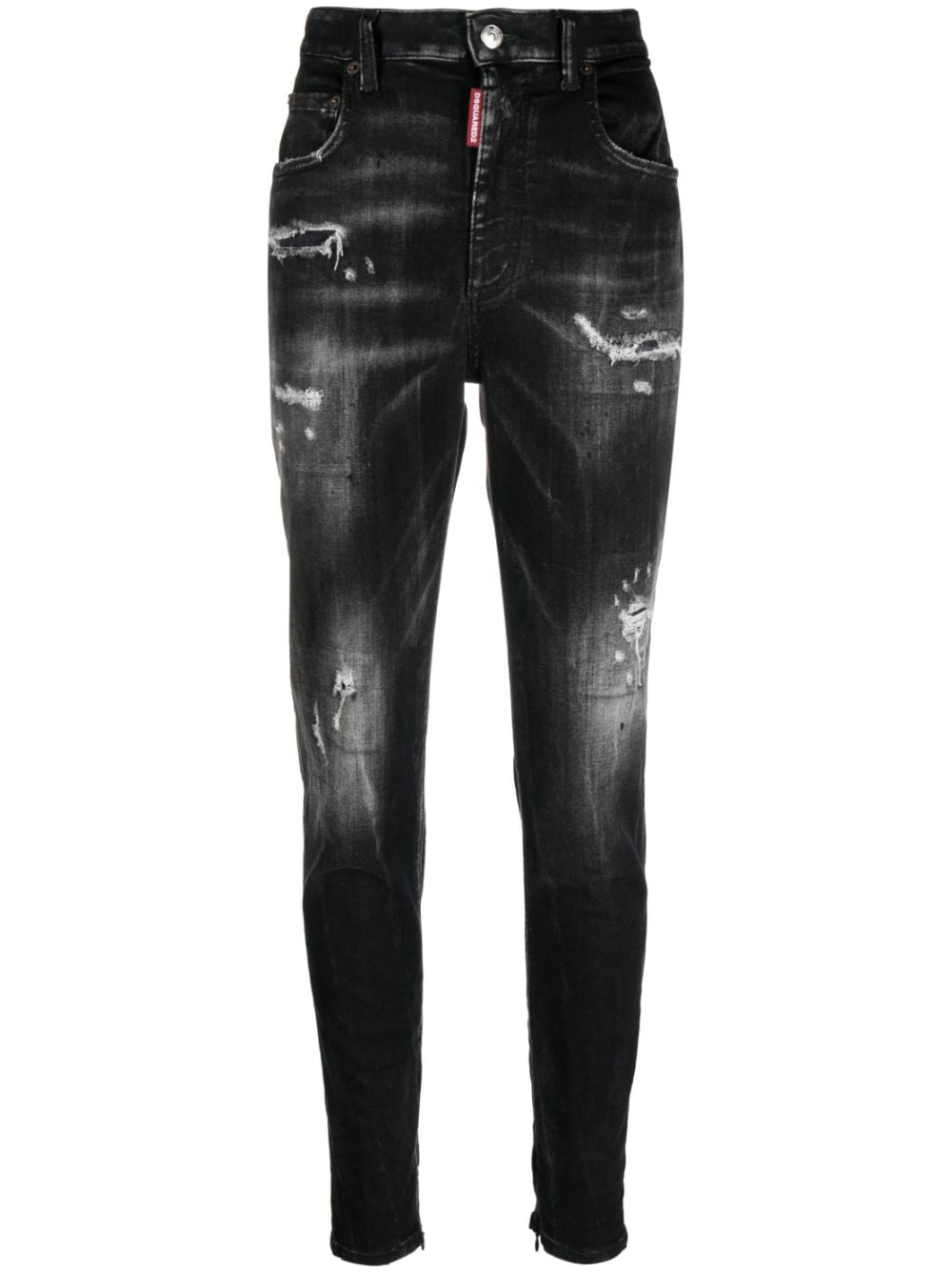 Dsquared2 Jeans mit hohem Bund - Schwarz von Dsquared2