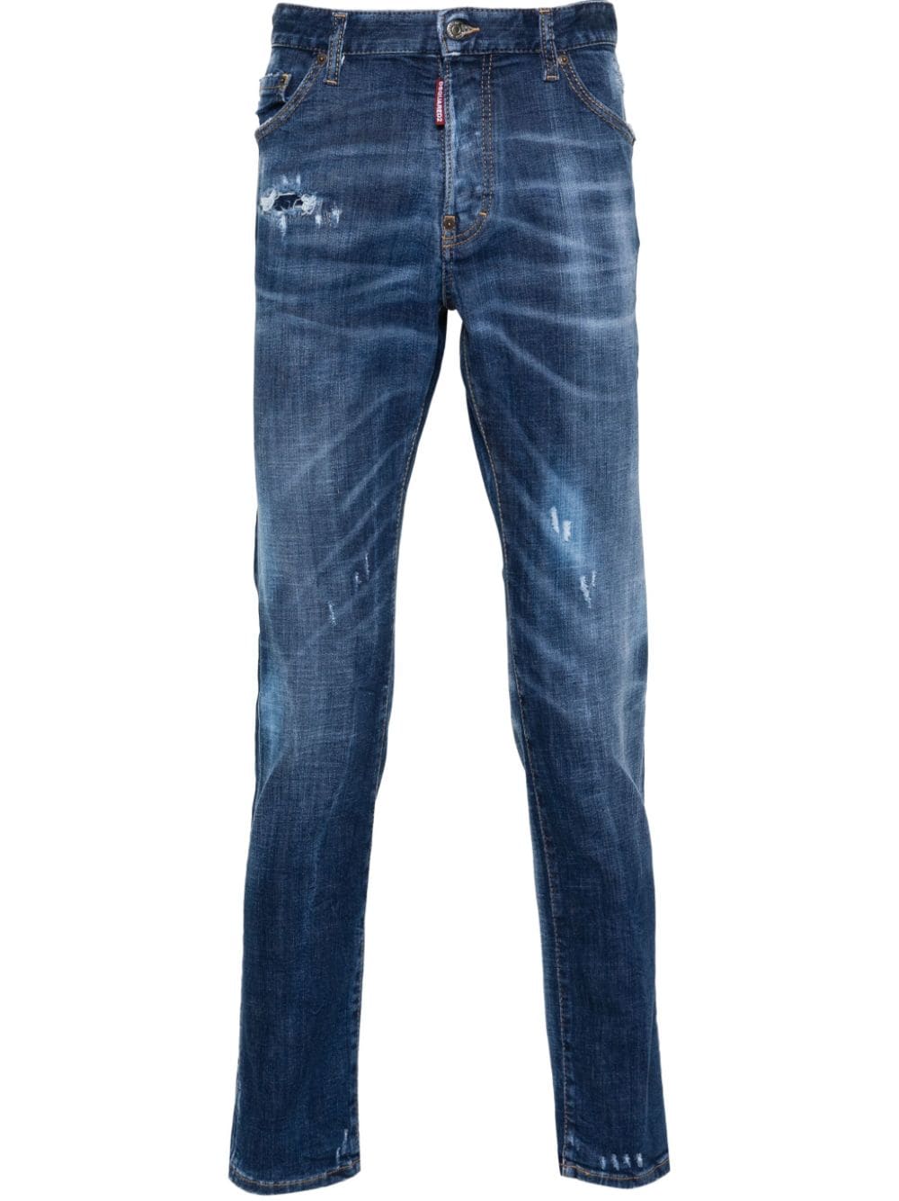 Dsquared2 Skinny-Jeans im Distressed-Look - Blau von Dsquared2