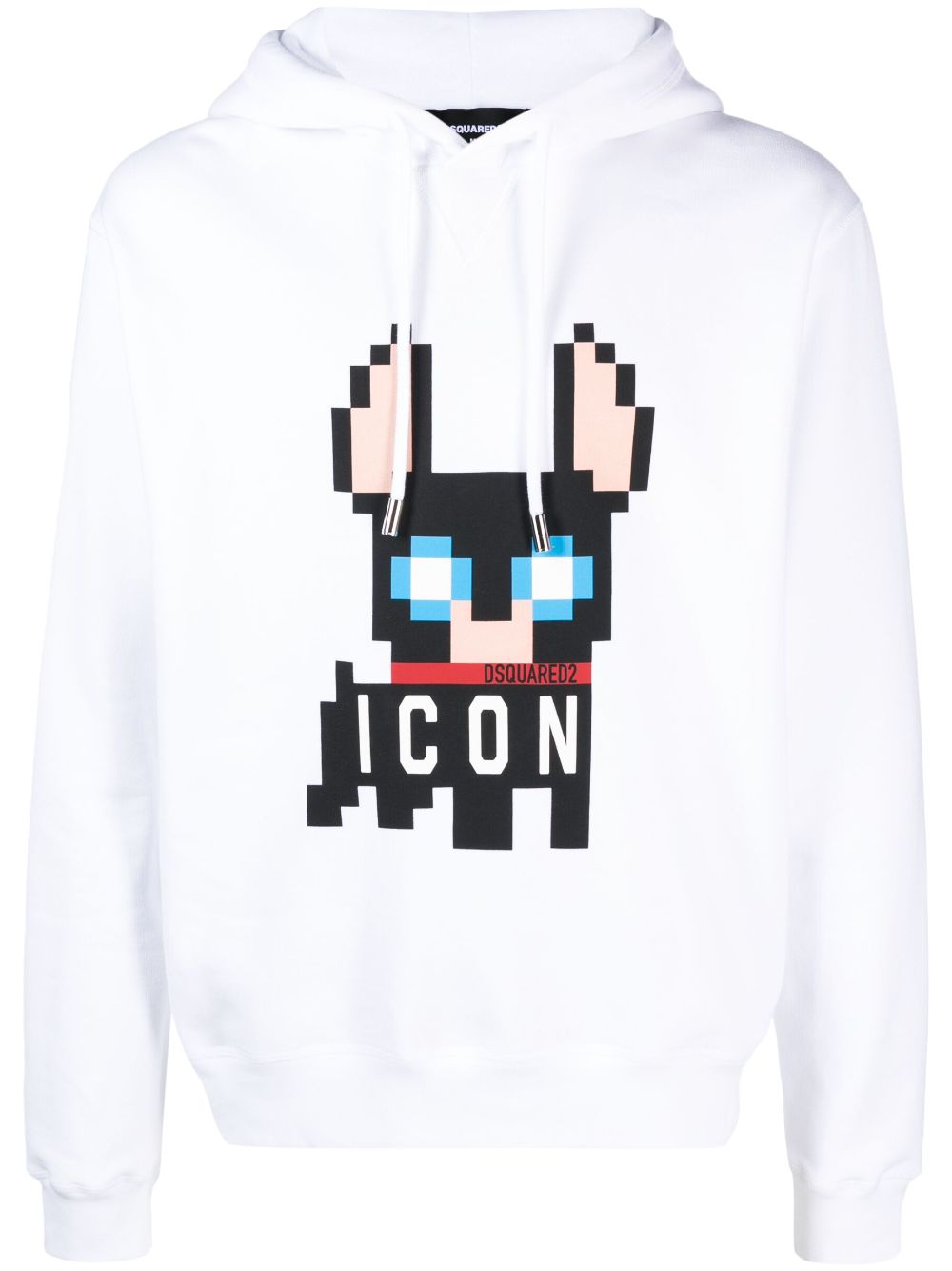 Dsquared2 Hoodie mit "Icon"-Print - Weiß von Dsquared2