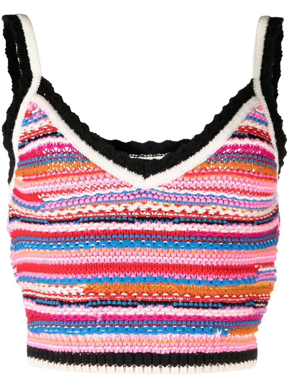 Dsquared2 Gestreiftes Top - Rosa von Dsquared2