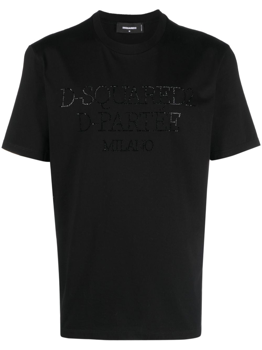 Dsquared2 T-Shirt mit Logo-Applikation - Schwarz von Dsquared2