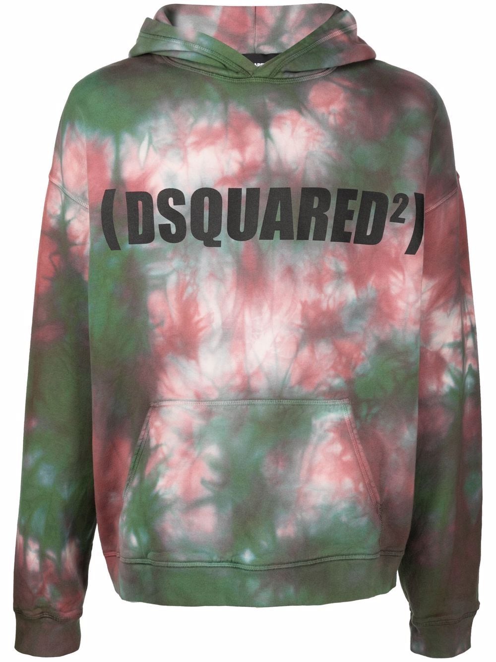 Dsquared2 Hoodie mit Batikmuster - Grün von Dsquared2