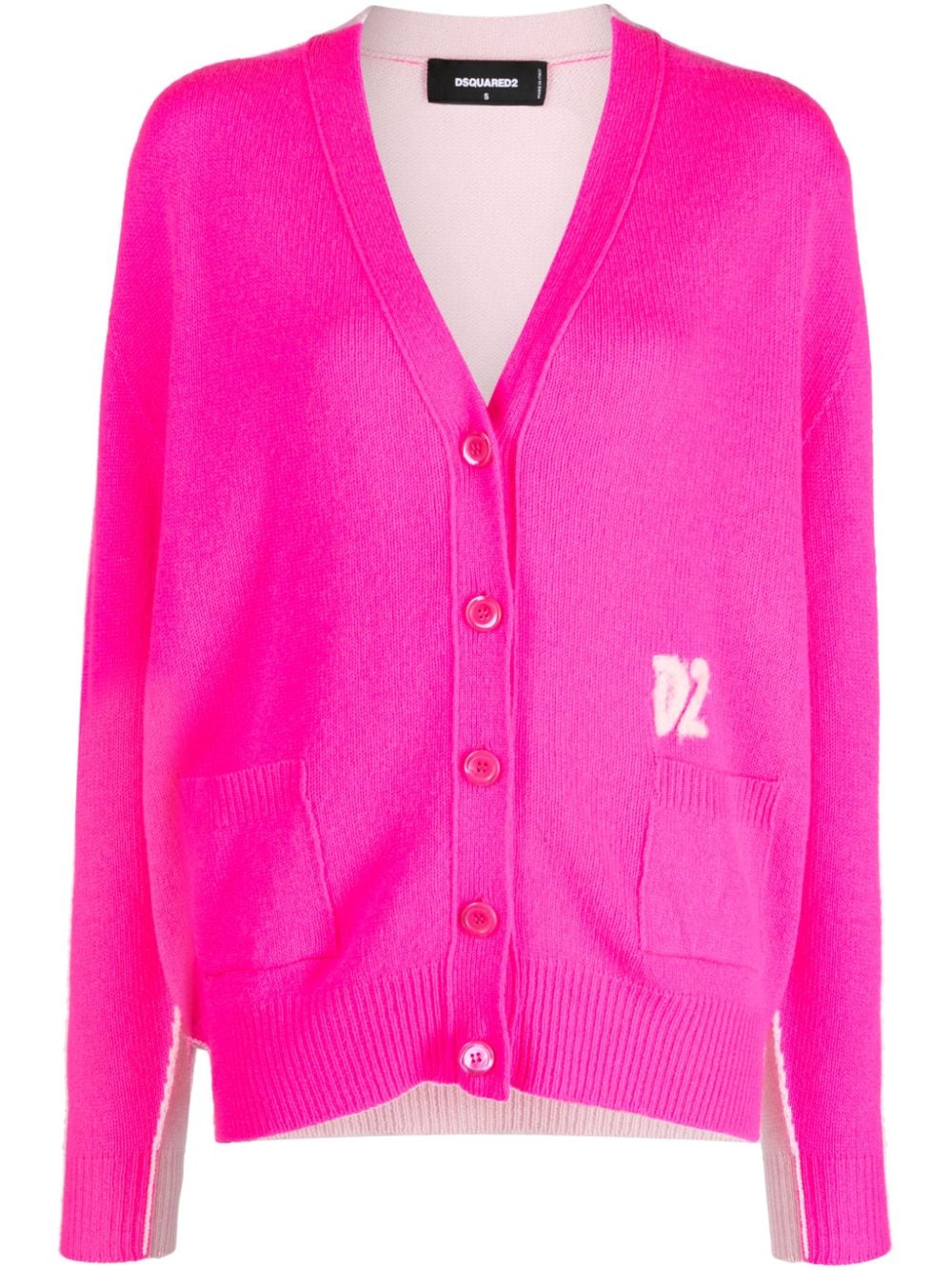 Dsquared2 Klassischer Cardigan - Rosa von Dsquared2