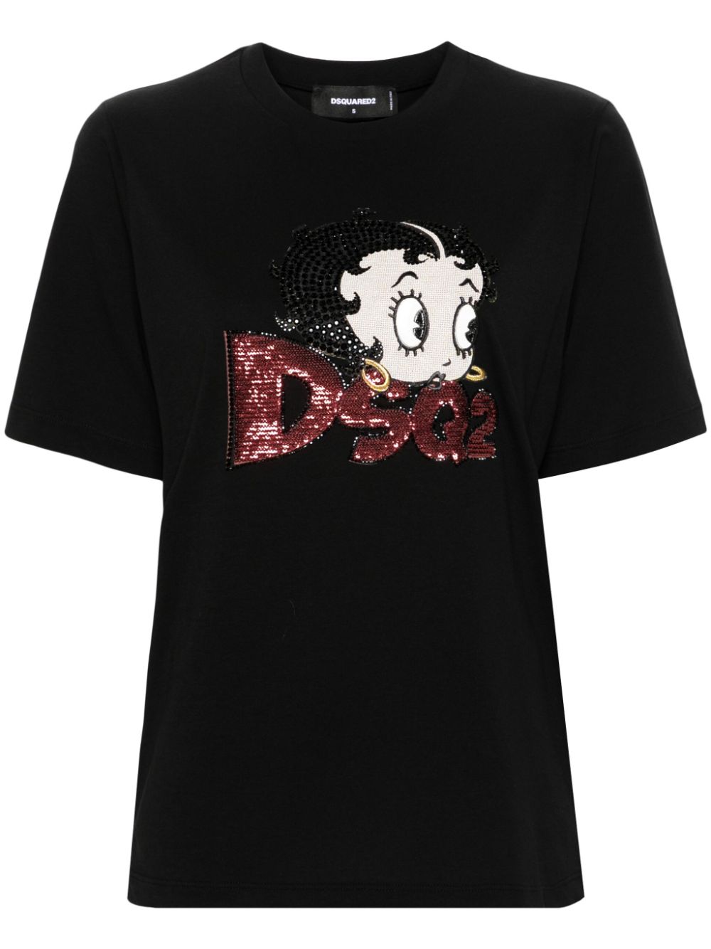 Dsquared2 x Betty Boop T-Shirt - Schwarz von Dsquared2