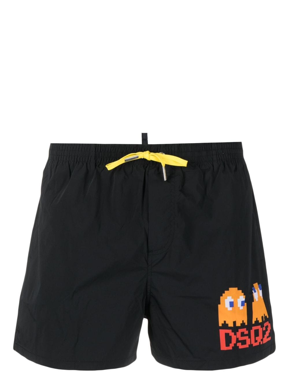 Dsquared2 x Pac-Man Joggingshorts mit Logo-Print - Schwarz von Dsquared2