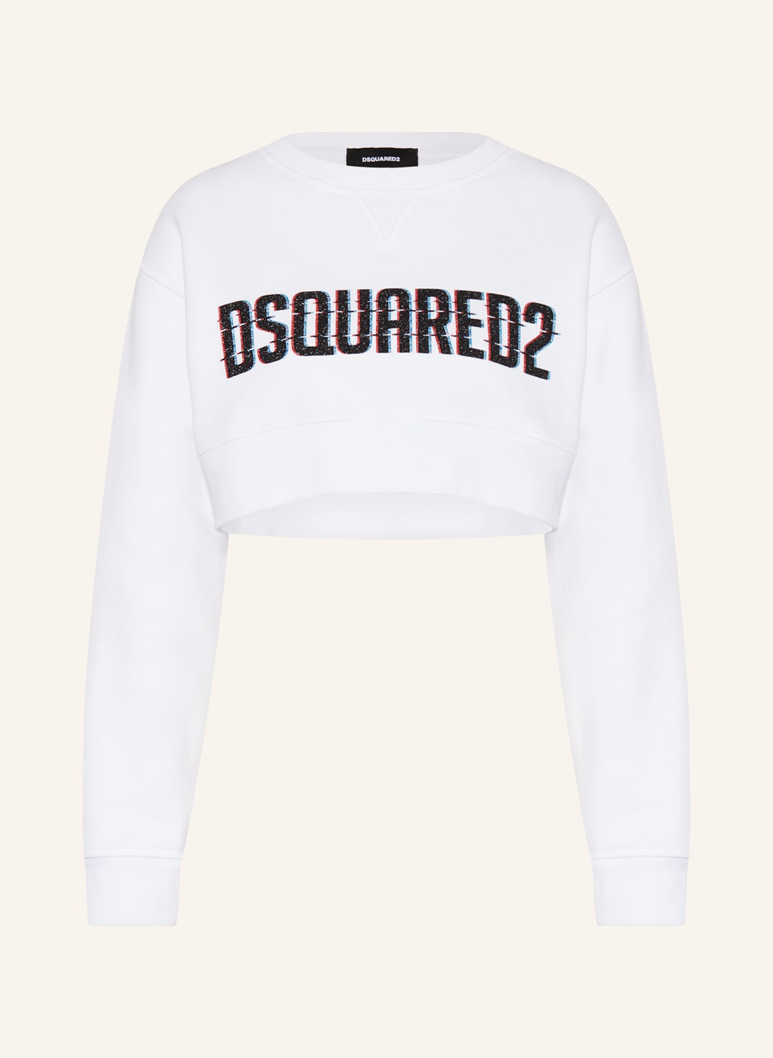 dsquared2 Cropped-Sweatshirt weiss von Dsquared2