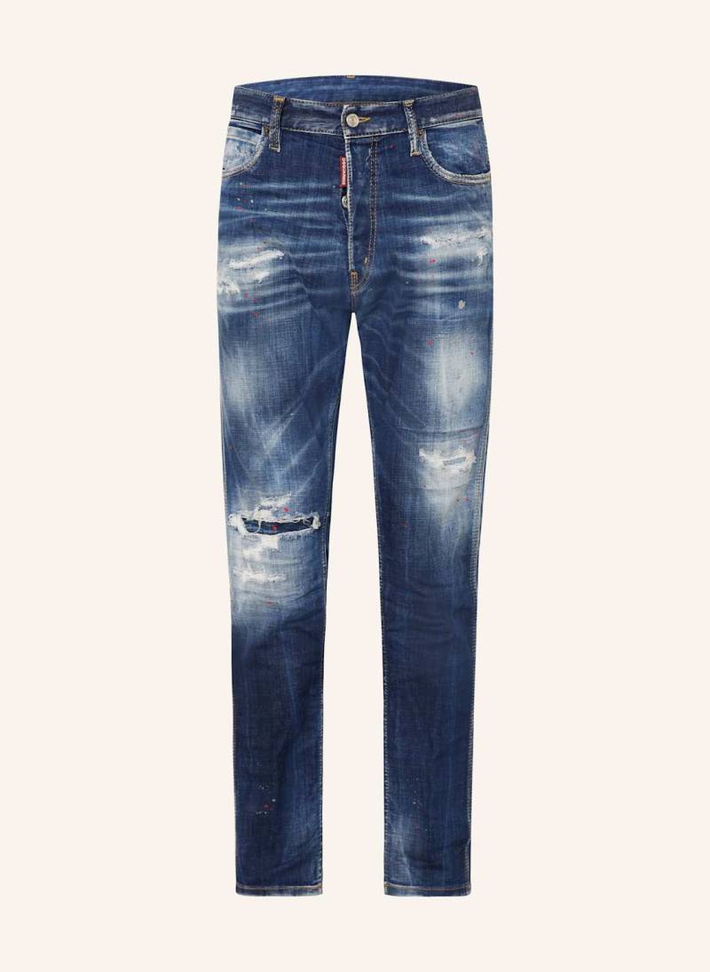 dsquared2 Destroyed-Jeans Cool Guy Mini Slim Fit blau von Dsquared2