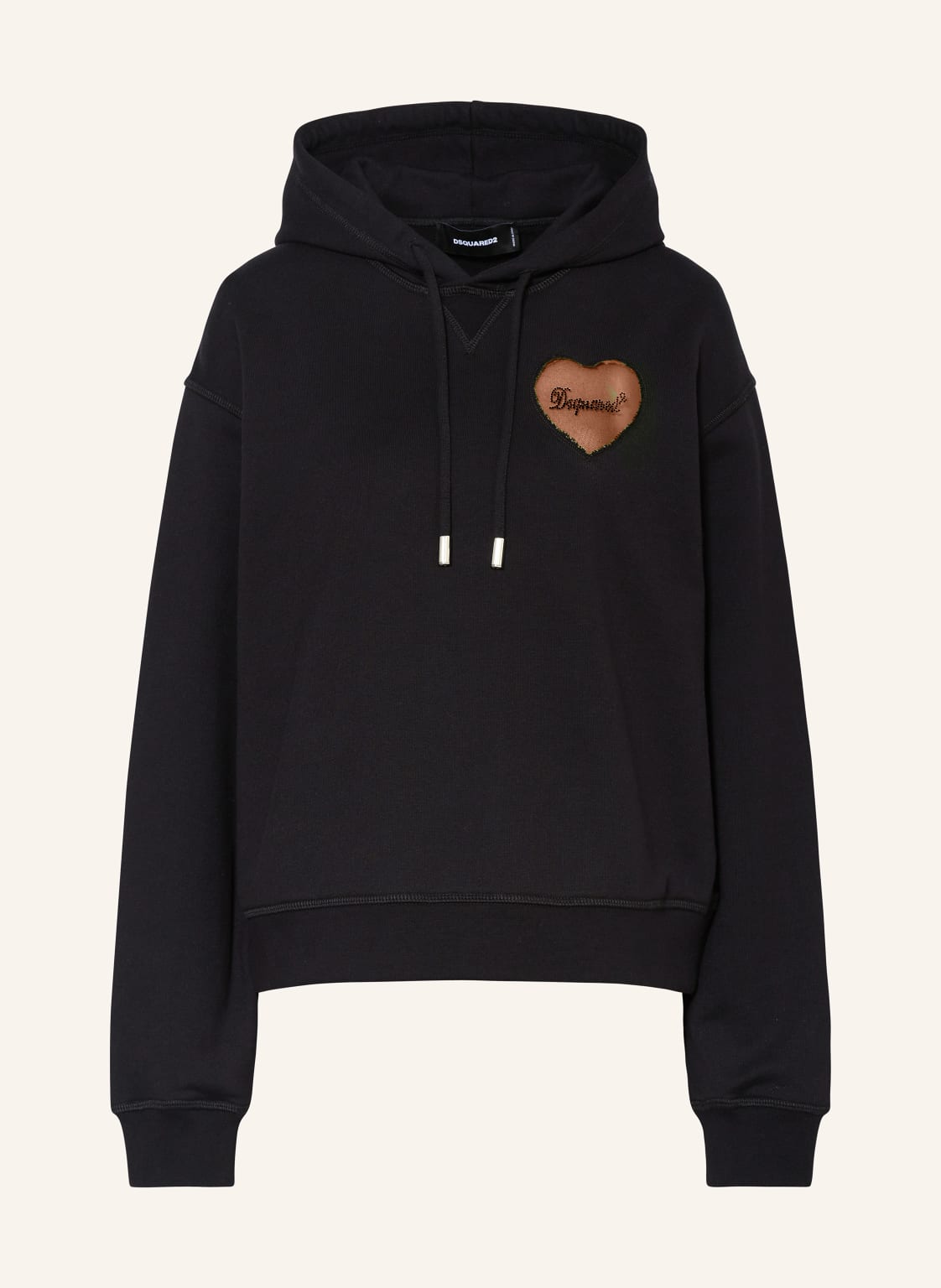 dsquared2 Hoodie Mit Schmucksteinen schwarz von Dsquared2