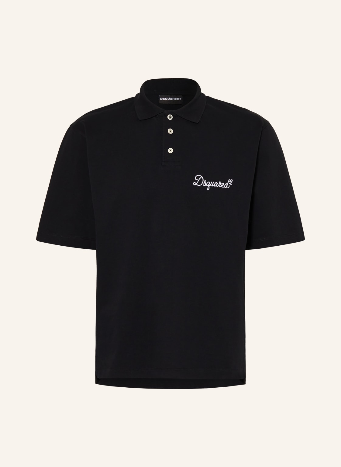 dsquared2 Jersey-Poloshirt schwarz von Dsquared2