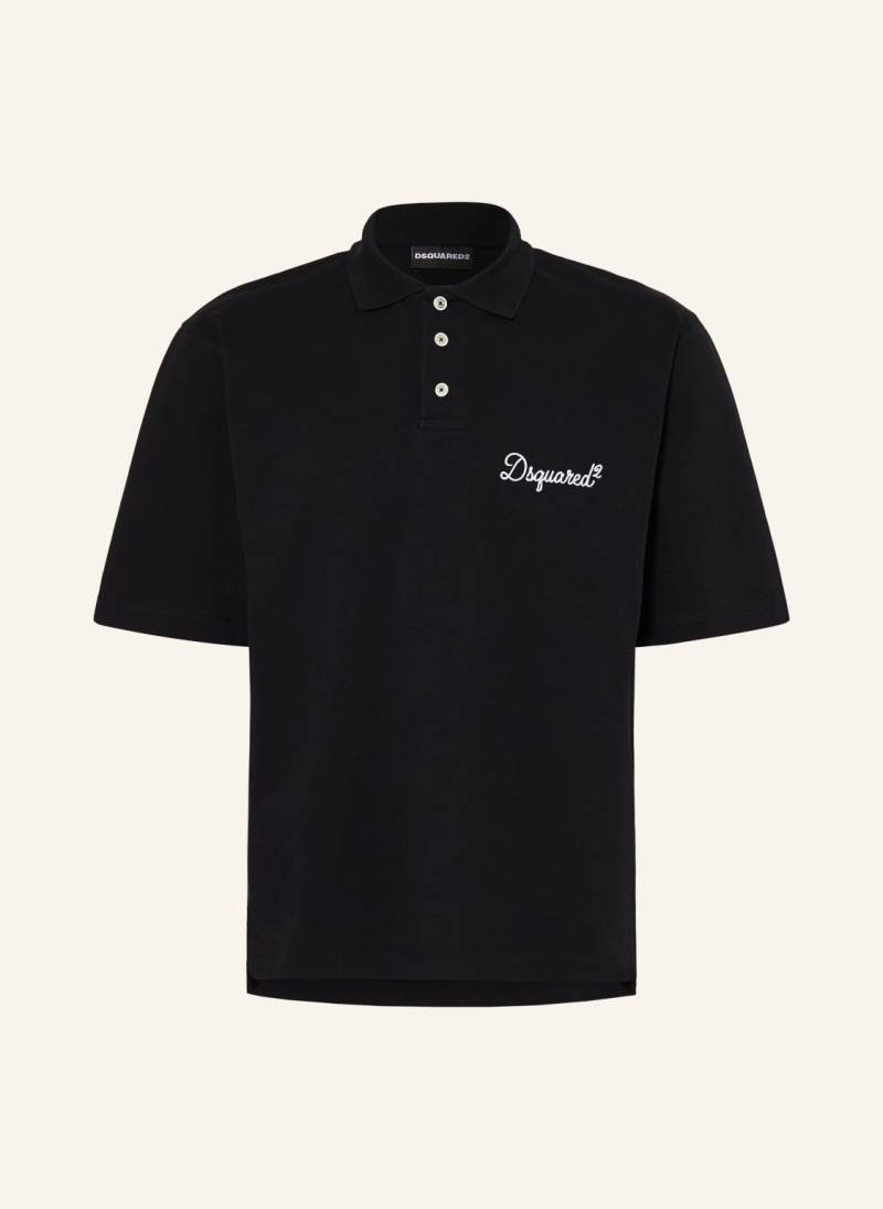 dsquared2 Jersey-Poloshirt schwarz von Dsquared2