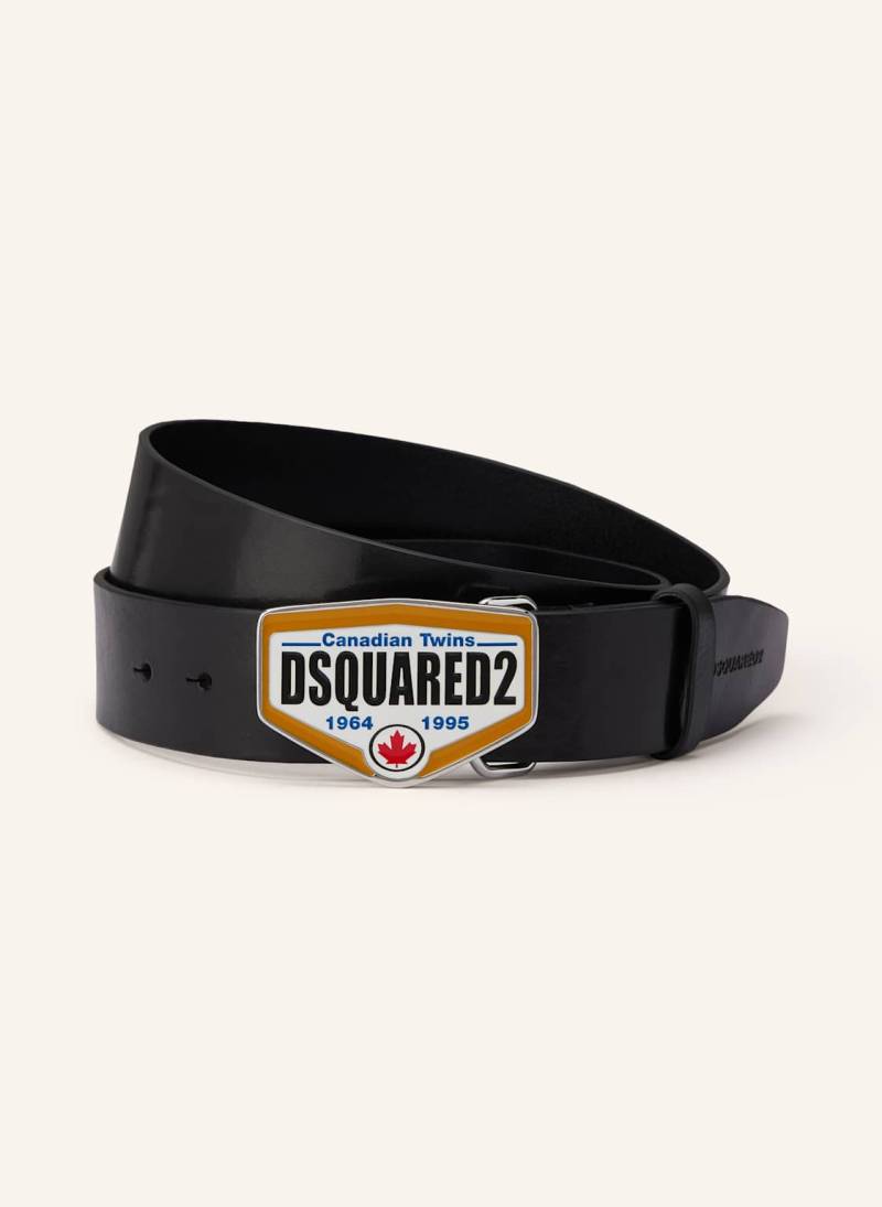 dsquared2 Ledergürtel schwarz von Dsquared2