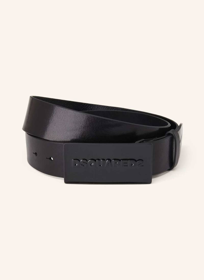 dsquared2 Ledergürtel schwarz von Dsquared2