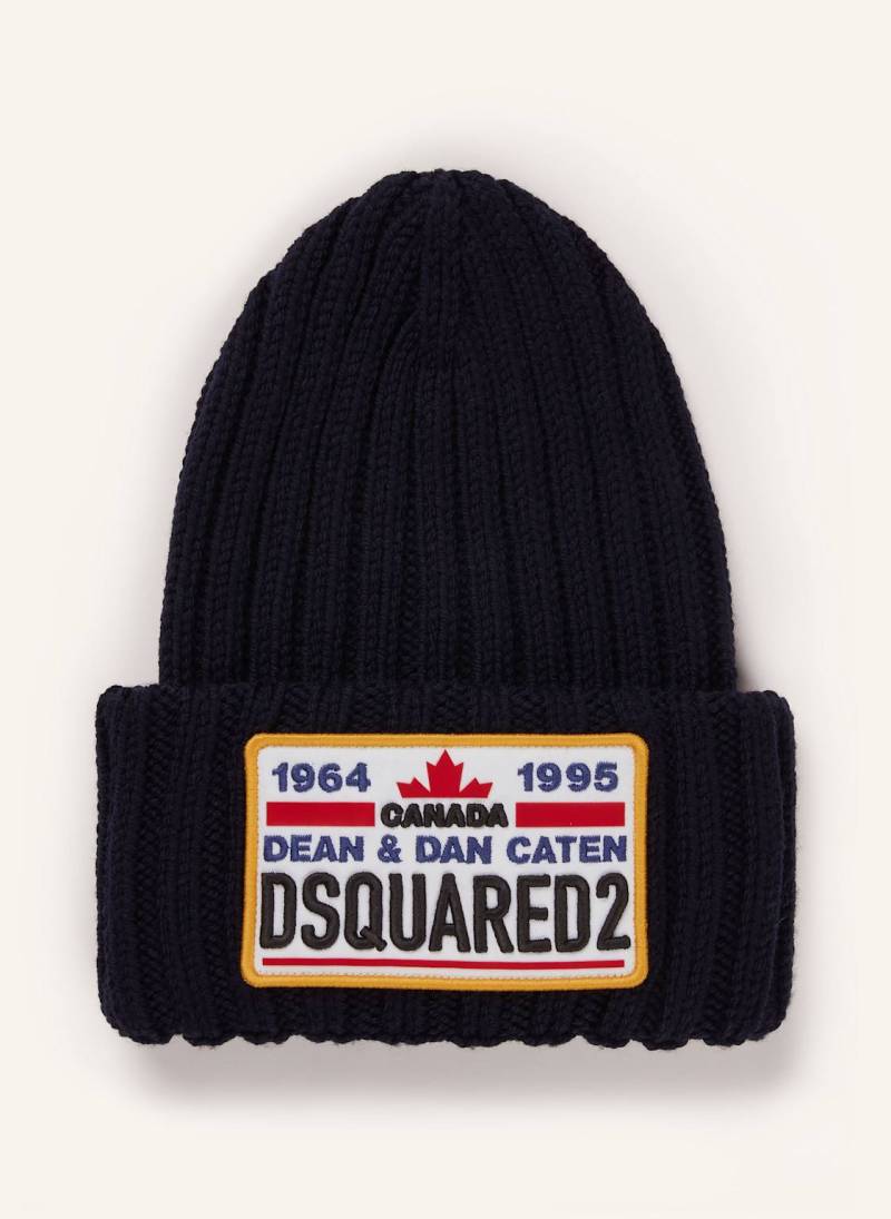 dsquared2 Mütze Risvolto blau von Dsquared2