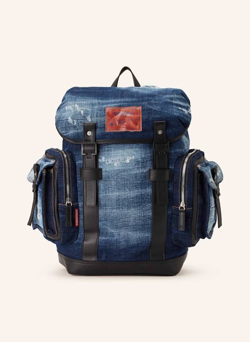 dsquared2 Rucksack Mit Laptop-Fach blau von Dsquared2