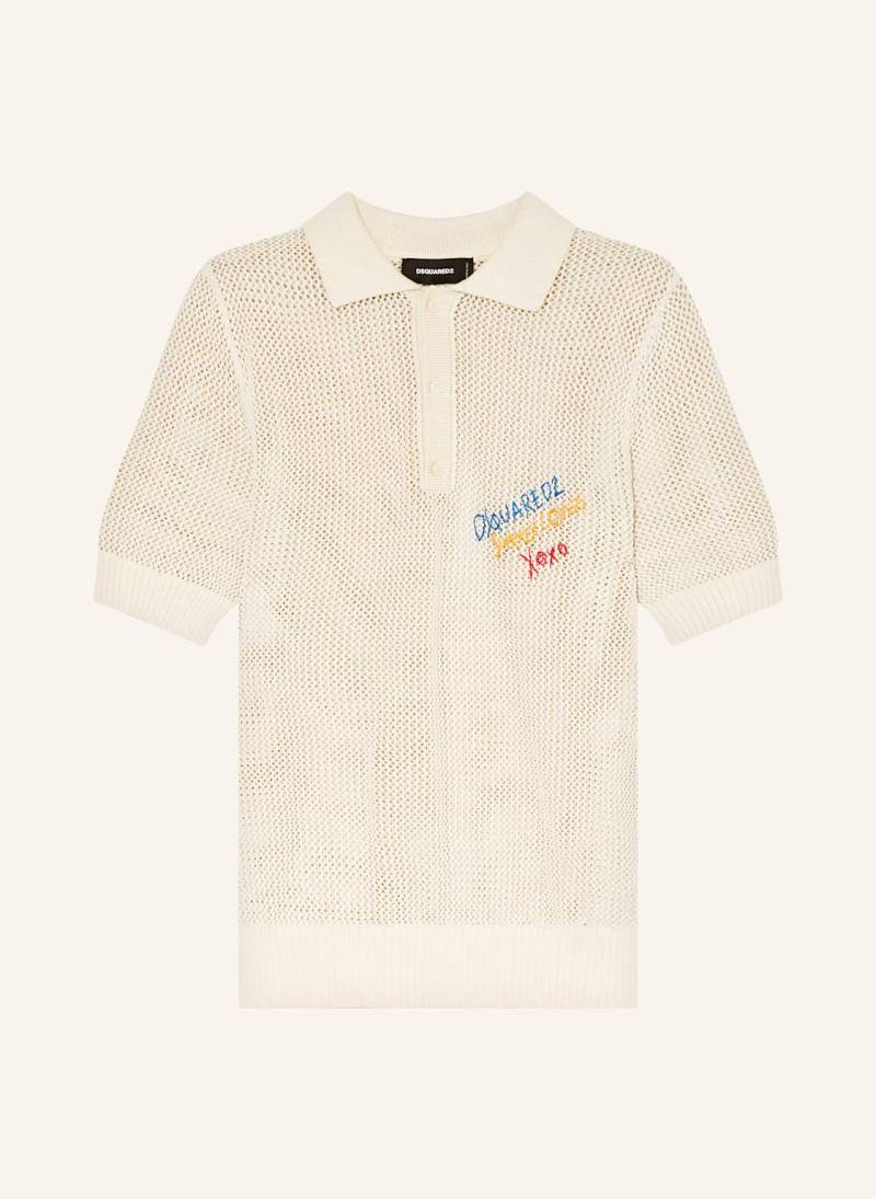 dsquared2 Strick-Poloshirt beige von Dsquared2