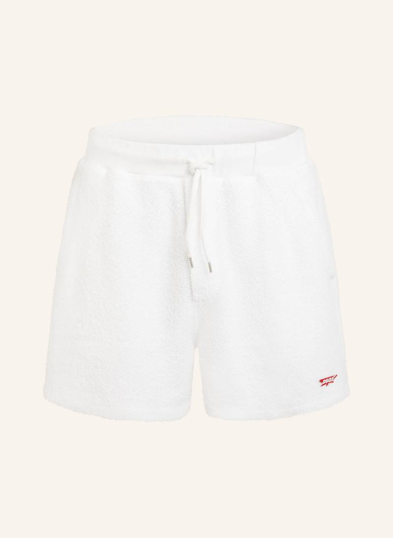 dsquared2 Sweatshorts Aus Frottee weiss von Dsquared2