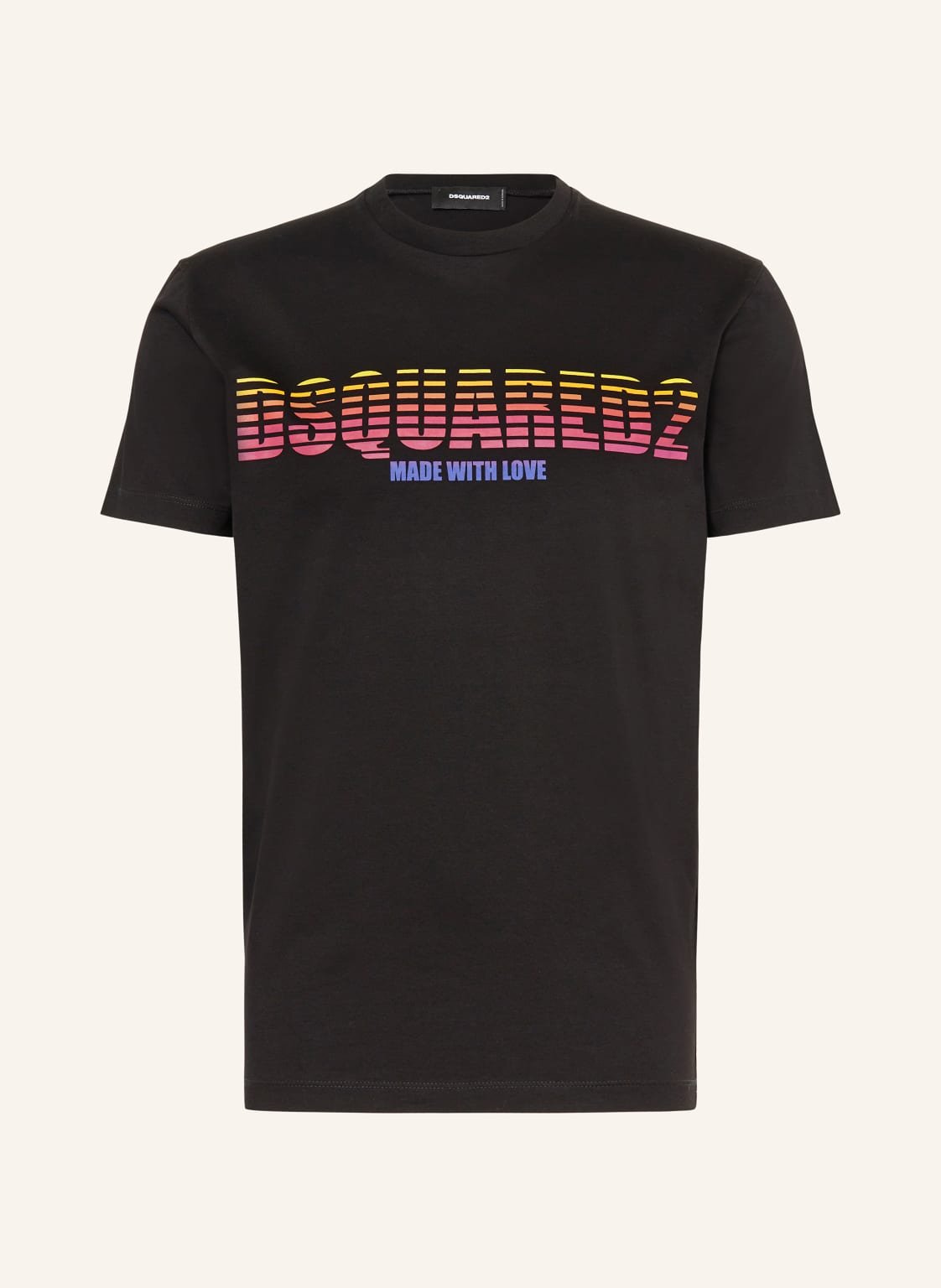 dsquared2 T-Shirt Cool Fit ds2 Made With Love schwarz von Dsquared2