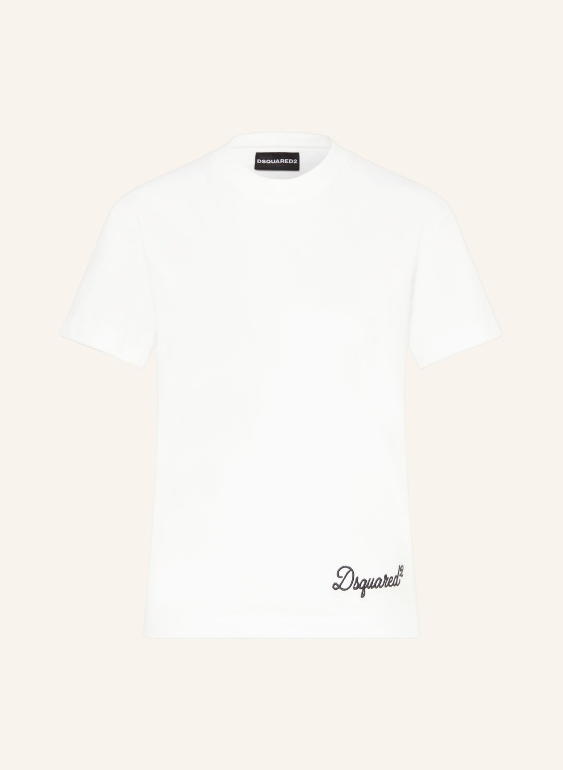 dsquared2 T-Shirt Signature Just Right Fit weiss von Dsquared2