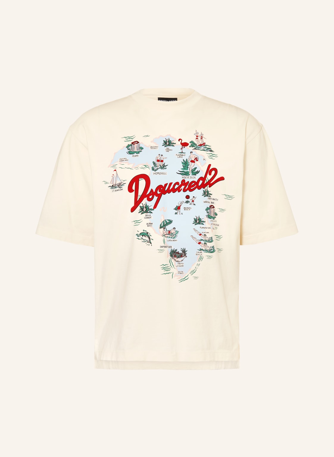 dsquared2 T-Shirt weiss von Dsquared2