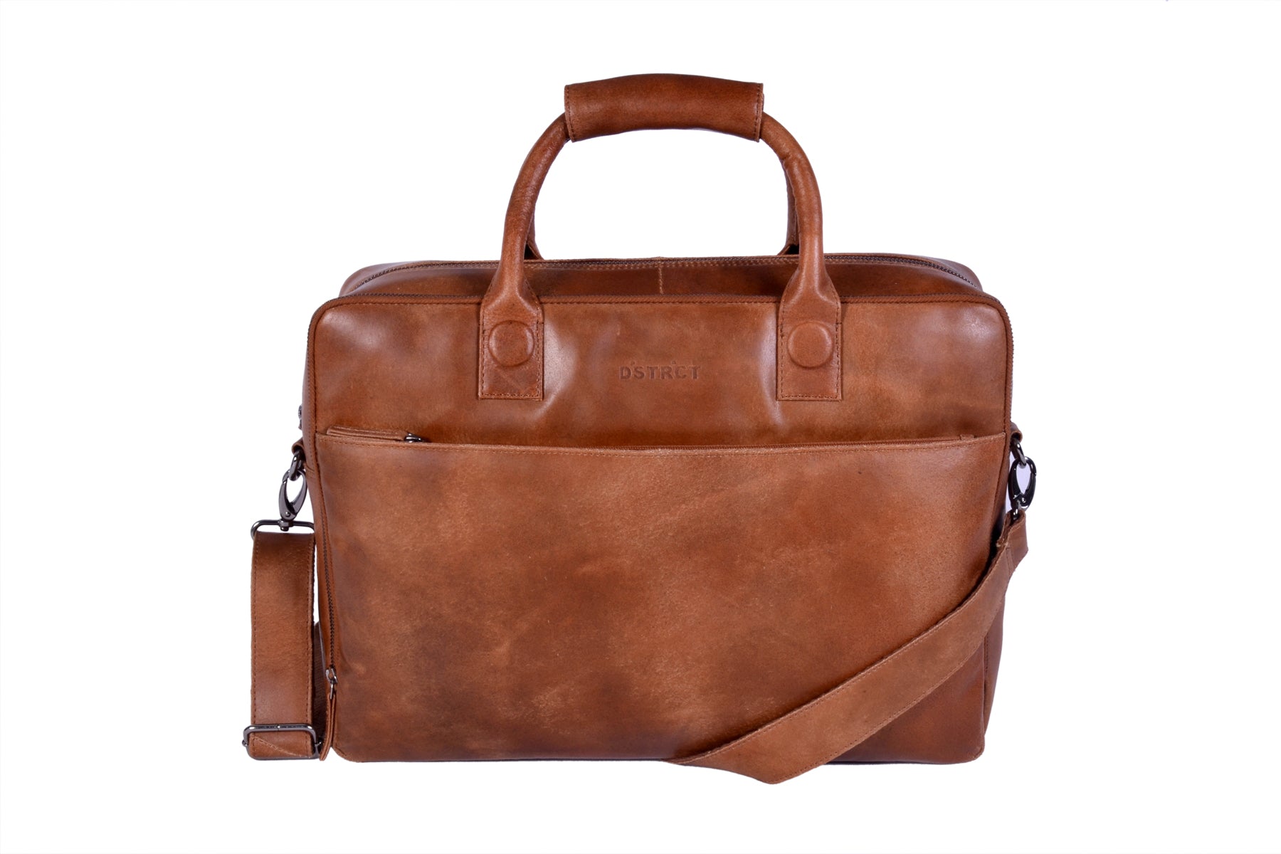 DSTRCT Fletcher Street Aktentasche 17 Zoll-Cognac von Dstrct