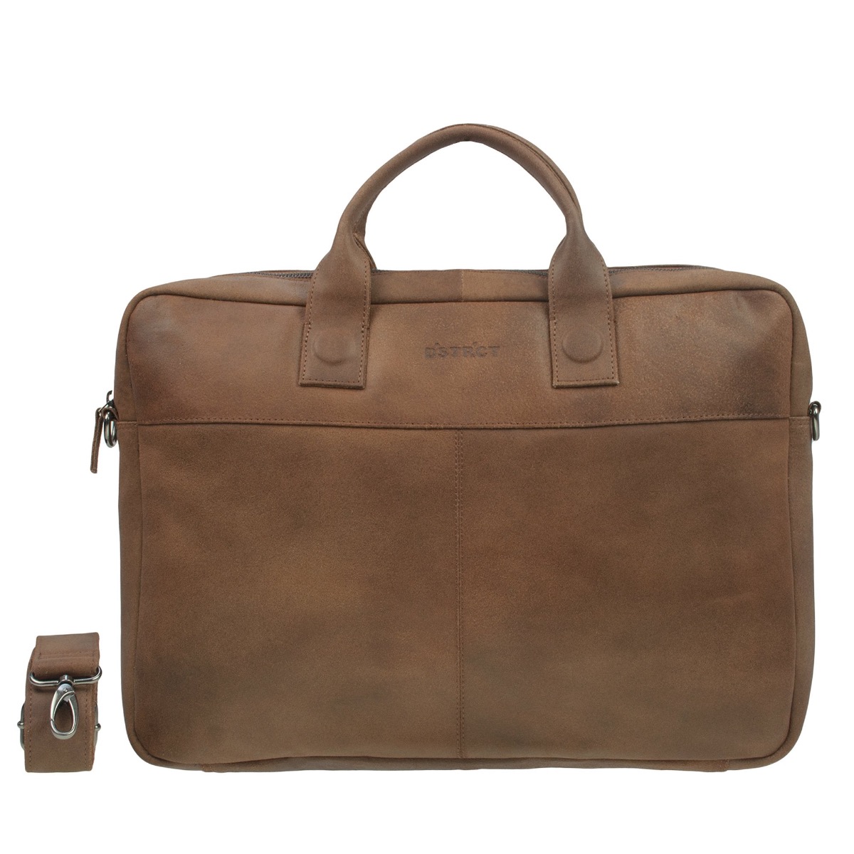 DSTRCT Laptoptasche Fletcher Street 17"-Cognac von Dstrct
