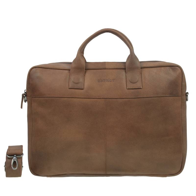 DSTRCT Laptoptasche Fletcher Street 17"-Cognac von Dstrct